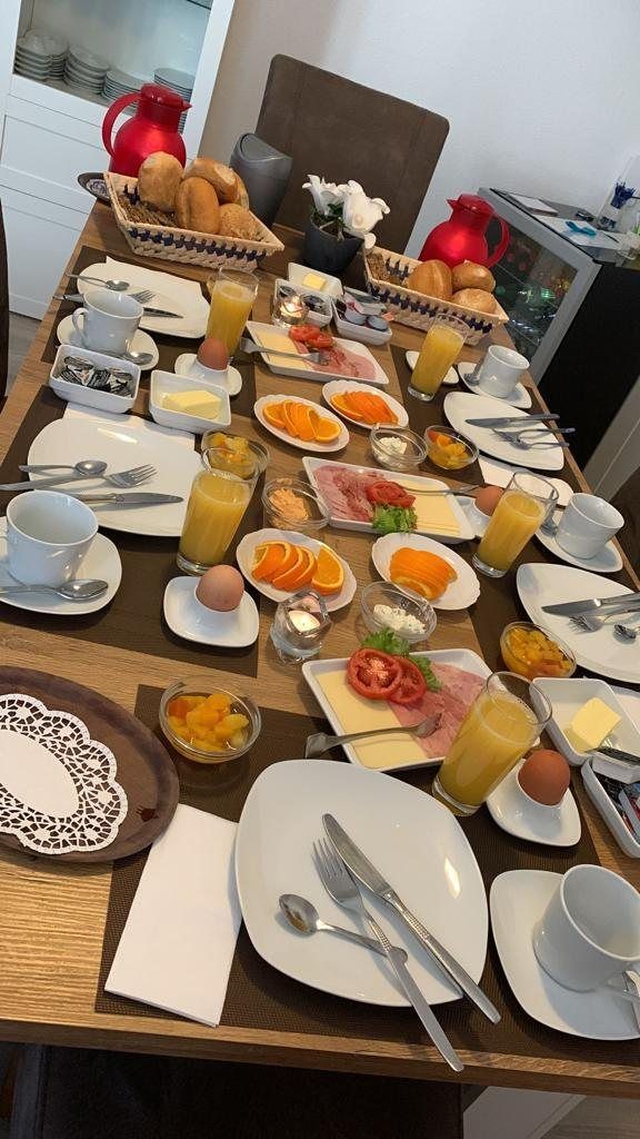 Frühstück in der Hotel Pension Petra
